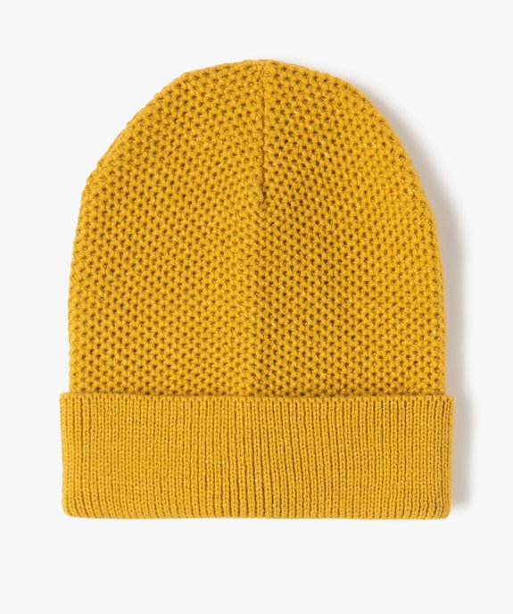 Bonnet femme en maille fantaisie avec fil Lurex vue1 - GEMO (ACCESS) - GEMO