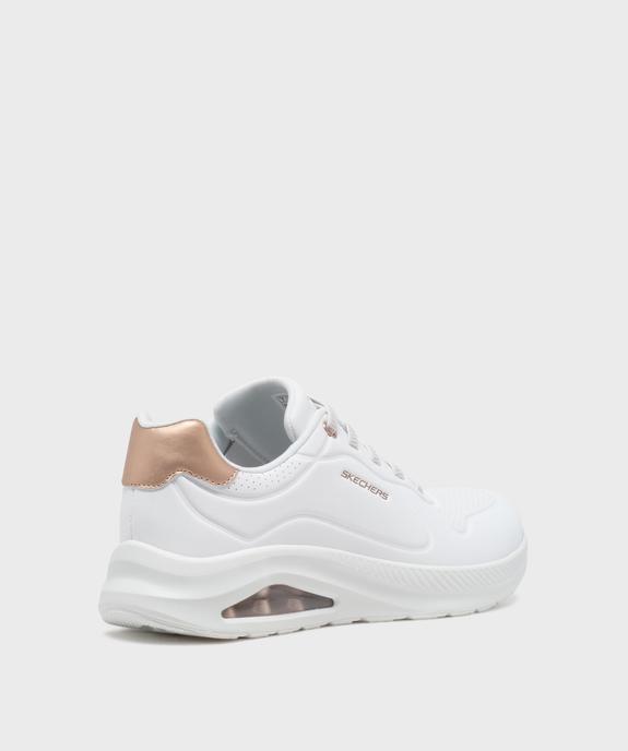 Baskets à lacets élastiques faciles à enfiler femme - Skechers  vue4 - SKECHERS - GEMO