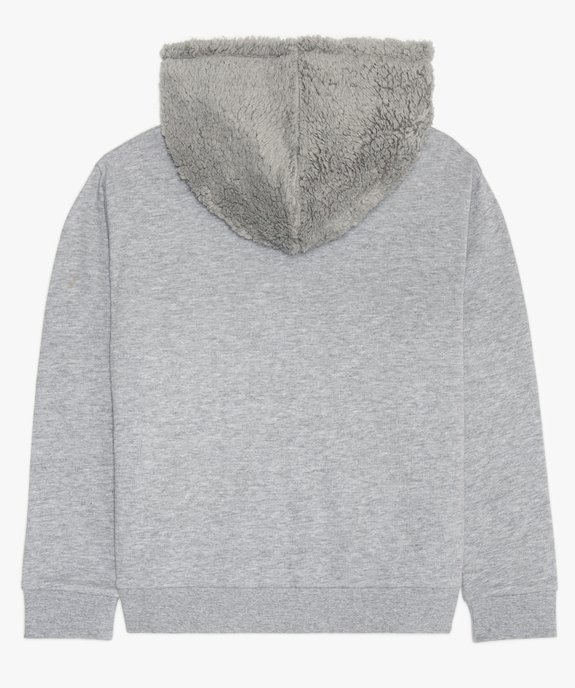 Sweat capuche poche kangourou fille shop