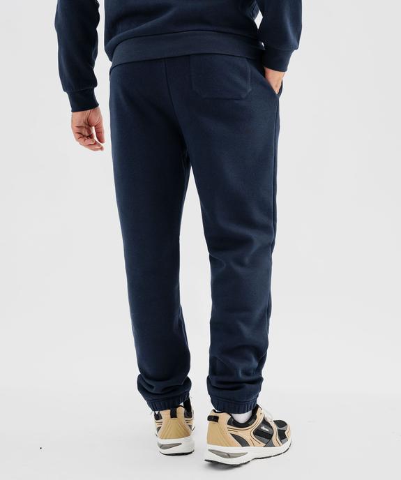 Pantalon de jogging en molleton doux homme vue3 - GEMO 4G HOMME - GEMO