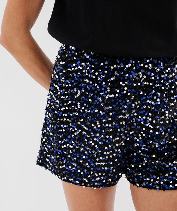 Short ample à sequins brillants femme vue2 - GEMO(FEMME PAP) - GEMO