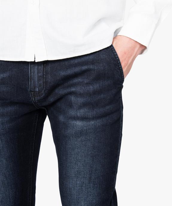 Jean brut Regular en coton stretch vue2 - GEMO (HOMME) - GEMO