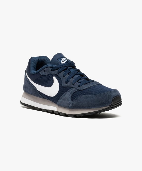 Tennis homme dessus en cuir suédé et mesh - Nike MD Runner 2 vue2 - NIKE - GEMO