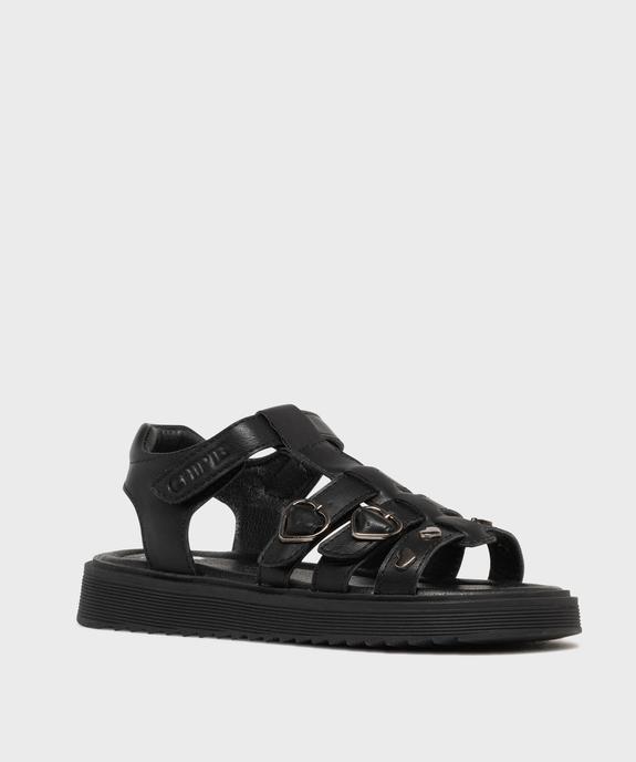 Sandales multibrides à détails cœurs fille - Chipie vue2 - CHIPIE - GEMO