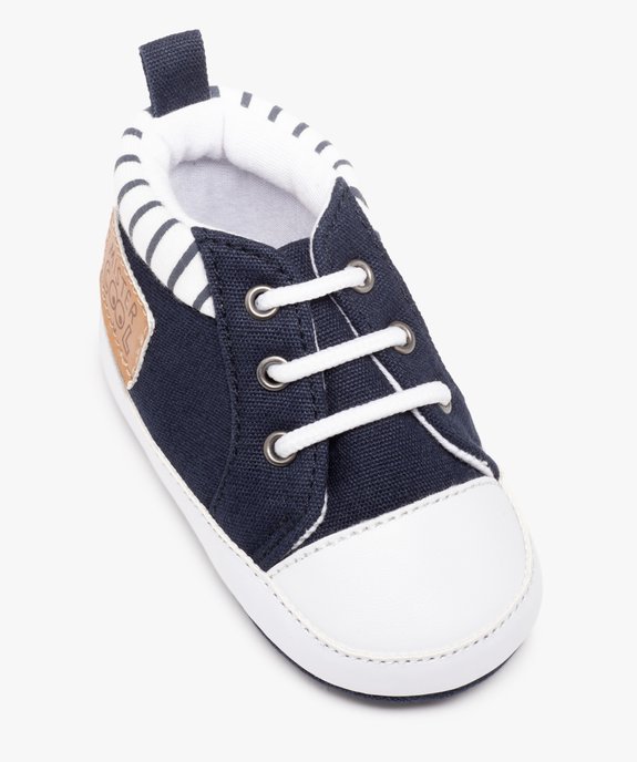 Chaussons bébé fille babies en velours - LuluCastagnette vue5 - GEMO 4G BEBE - GEMO
