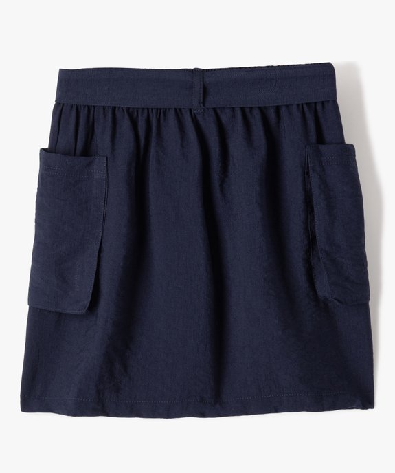 Jupe ample avec poches sur les cotés fille vue4 - GEMO (ENFANT) - GEMO