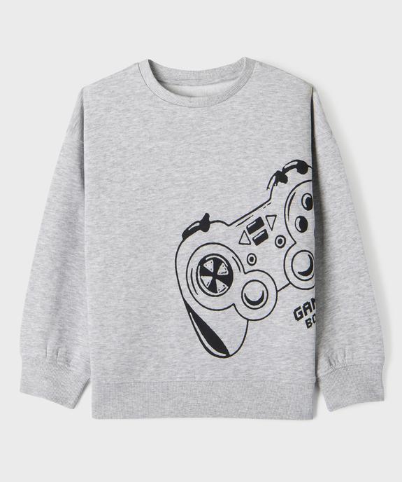 Sweat avec motif sur l’avant garçon vue2 - GEMO (ENFANT) - GEMO