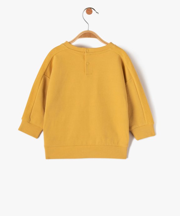 Sweat bébé garçon en maille texturée vue3 - GEMO(BEBE DEBT) - GEMO