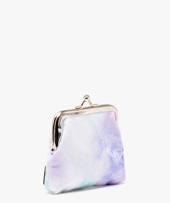 Porte-monnaie enfant tie-and-dye avec licorne brodée vue2 - GEMO (ENFANT) - GEMO