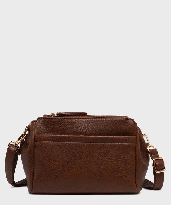 Sac besace multipoche à bandoulière amovible femme vue1 - GEMO (ACCESS) - GEMO