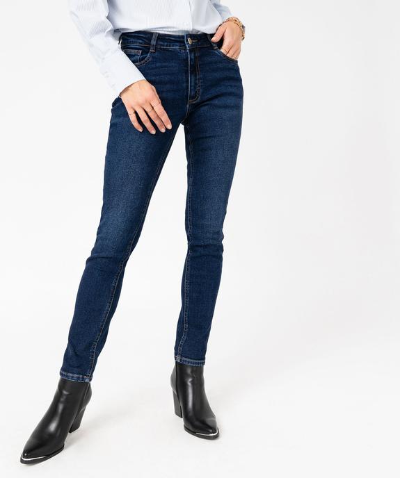 Jean slim push-up femme vue1 - GEMO 4G FEMME - GEMO