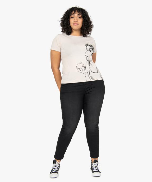 Tee-shirt femme grande taille à manches courtes imprimé - Disney vue5 - DISNEY DTR - GEMO