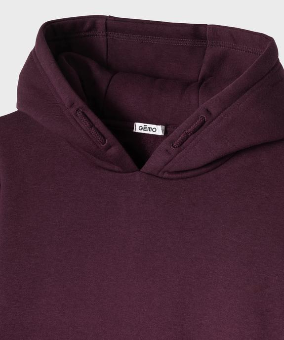 Sweat molletonné à capuche garçon vue2 - GEMO (JUNIOR) - GEMO