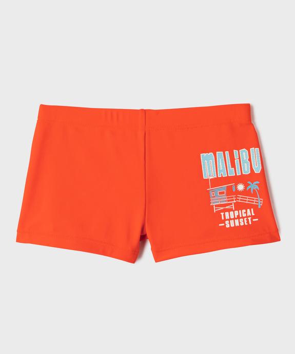 Short de bain à motif « Malibu » garçon vue1 - GEMO 4G GARCON - GEMO
