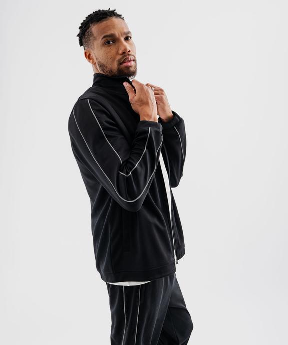 Sweat de sport zippé avec liserés réfléchissants homme vue2 - GEMO 4G HOMME - GEMO