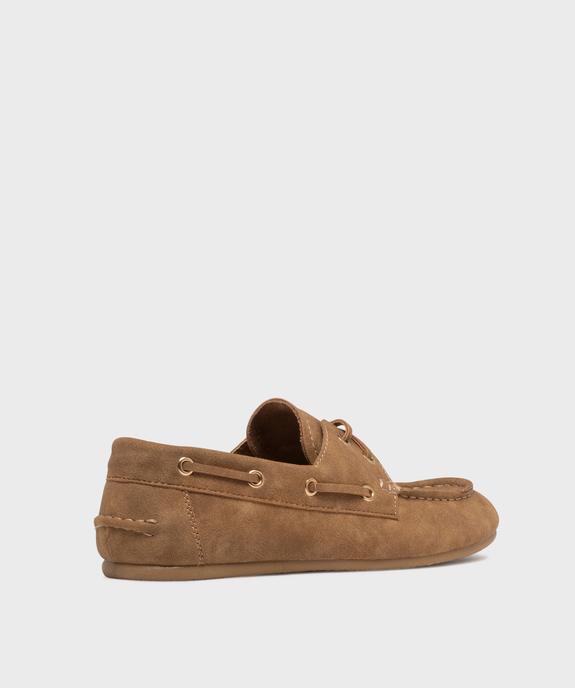 Mocassins à lacets souples et légers femme vue4 - FOLLOW ME - GEMO