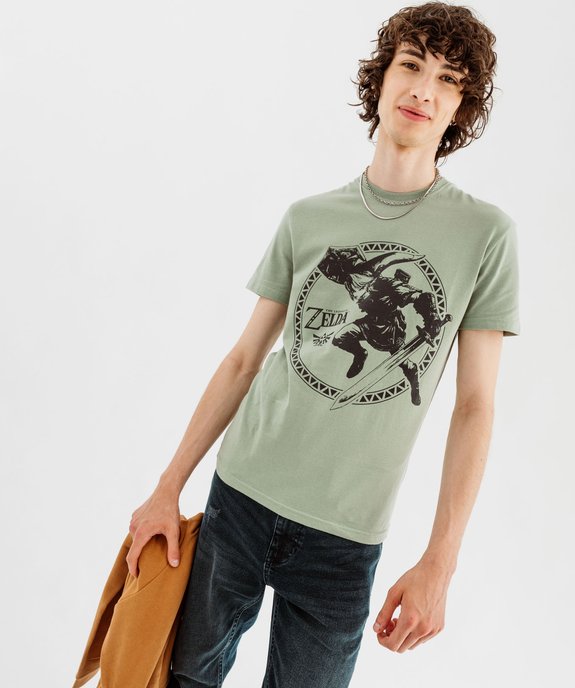 Tee-shirt manches courtes avec motif Zelda homme - Nintendo vue1 - ZELDA - GEMO