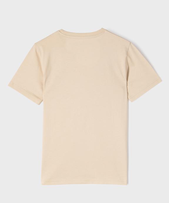 Tee-shirt manches courtes imprimé garçon - Minecraft vue3 - MINECRAFT - GEMO