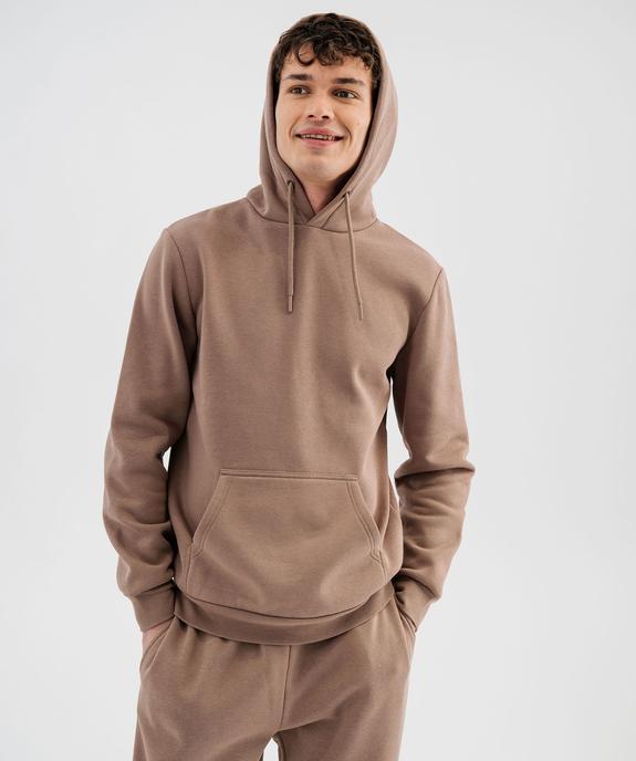 Sweat à capuche intérieur molletonné homme vue1 - GEMO 4G HOMME - GEMO