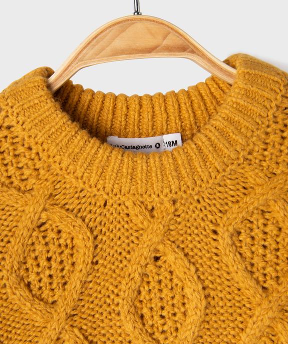 Pull à torsades bébé garçon - LuluCastagnette vue3 - LULUCASTAGNETTE - GEMO