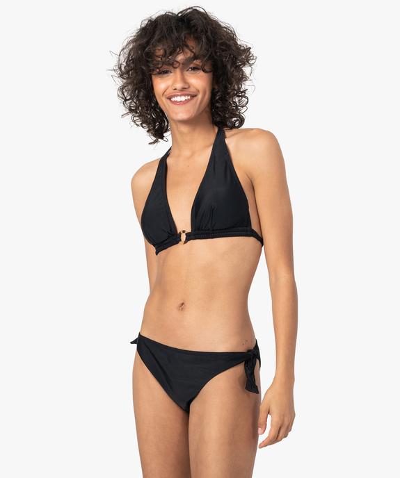 Bas de maillot de bain femme forme culotte vue3 - GEMO 4G FEMME - GEMO