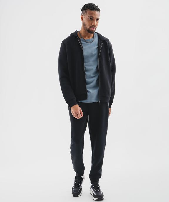 Sweat zippé à capuche homme vue5 - GEMO (HOMME) - GEMO