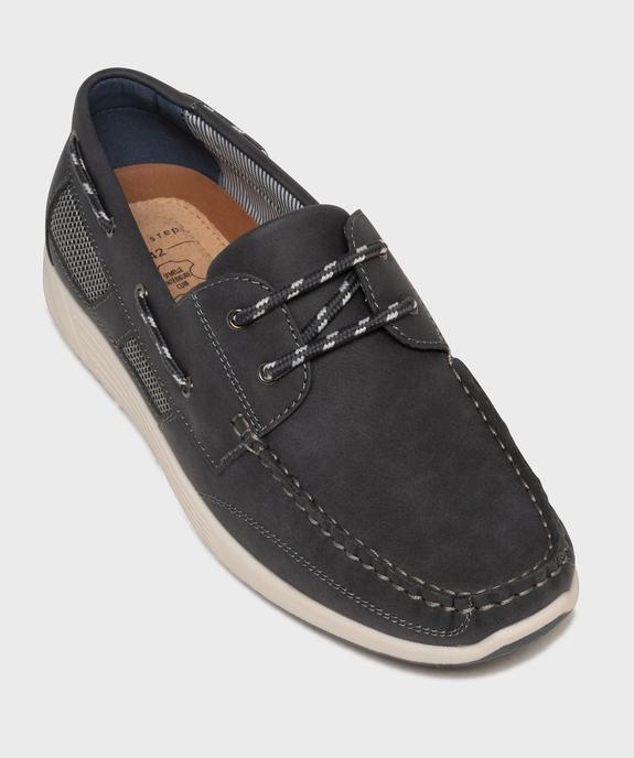 Chaussures bateau avec semelle intérieure cuir homme - Urban Steps vue5 - URBAN STEPS - GEMO