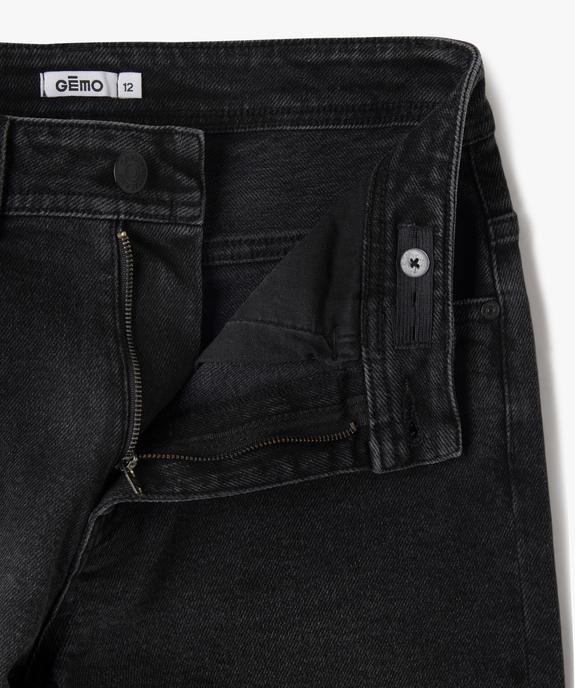 Jean loose avec ceinture ajustable garçon vue2 - GEMO (JUNIOR) - GEMO