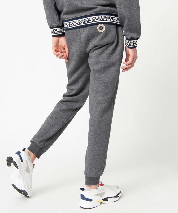 Pantalon de jogging homme avec ceinture imprimée – Camps United vue3 - CAMPS UNITED - GEMO