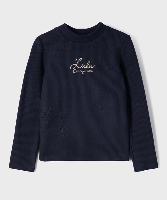 Tee-shirt manches longues doublure chaude fille - LuluCastagnette vue1 - LULUCASTAGNETTE - GEMO
