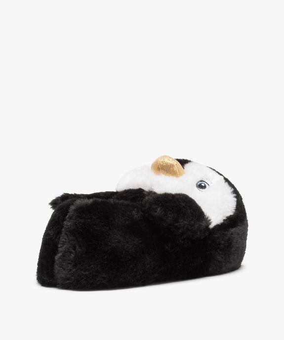 Chaussons femme 3D en forme de pingouin vue4 - GEMO(HOMWR FEM) - GEMO