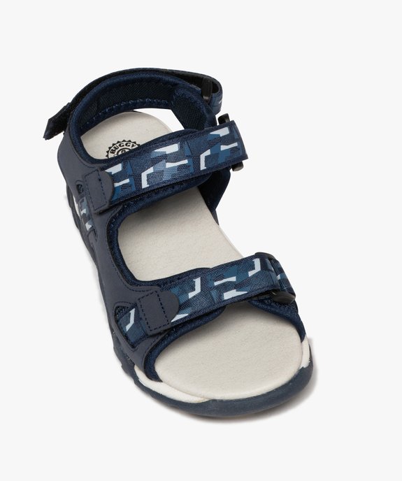 Sandales à 3 brides scratch garçon - Buggyshoes vue5 - BUGGY - GEMO