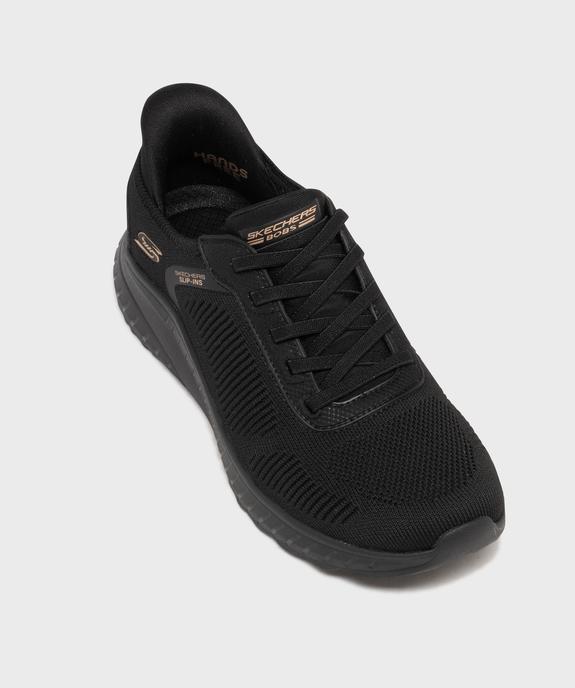 Baskets basses vegan et lavables en machine femme - Skechers vue5 - SKECHERS - GEMO