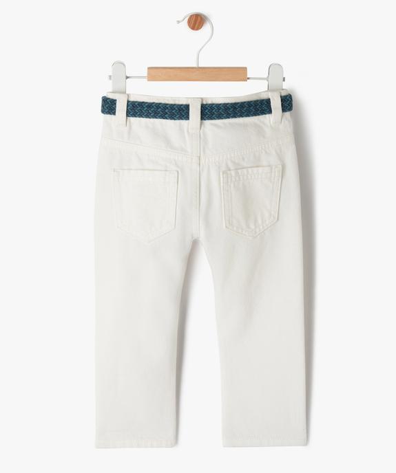 Pantalon slim en toile denim bébé garçon - LuluCastagnette vue3 - LULUCASTAGNETTE - GEMO