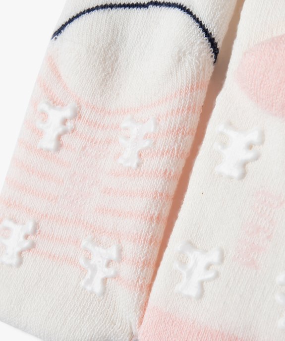 Bottons en maille bouclette bébé fille (lot de 2) - LuluCastagnette vue2 - LULUCASTAGNETTE - GEMO