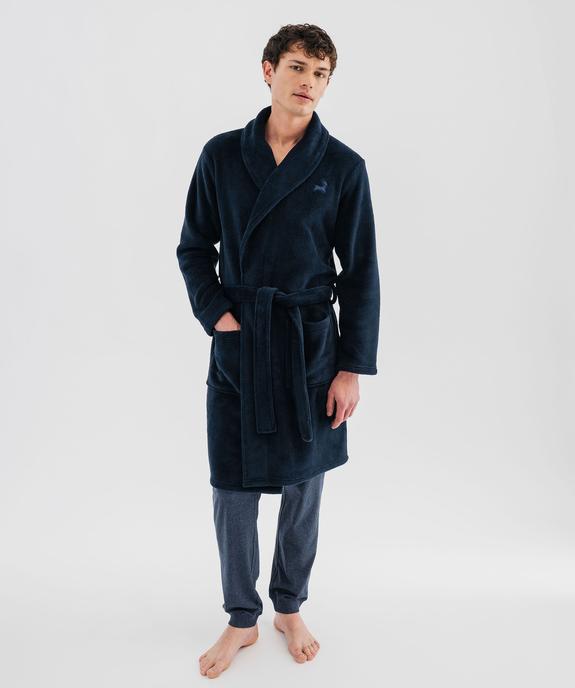 Robe de chambre en maille douillette homme vue1 - GEMO(HOMWR HOM) - GEMO