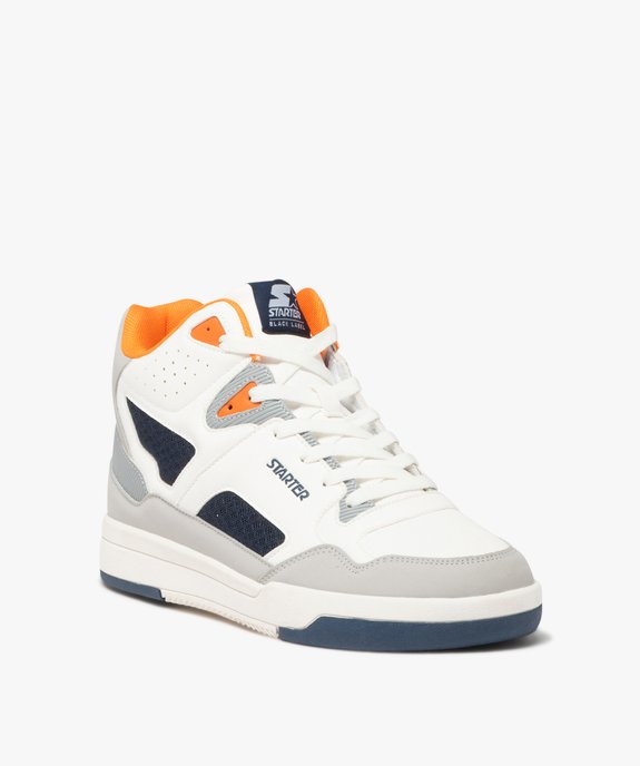 Baskets homme mid-cut avec détails en mesh - Starter vue2 - STARTER - GEMO