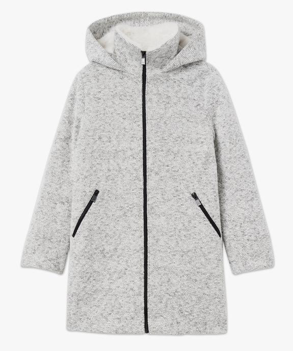 Manteau à capuche doublée  femme vue4 - GEMO(FEMME PAP) - GEMO