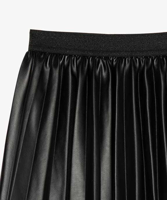 Jupe fille plissée en matière originale vue2 - GEMO (ENFANT) - GEMO