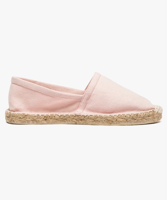 Espadrilles unies avec bout renforcé vue1 - GEMO (PLAGE) - GEMO
