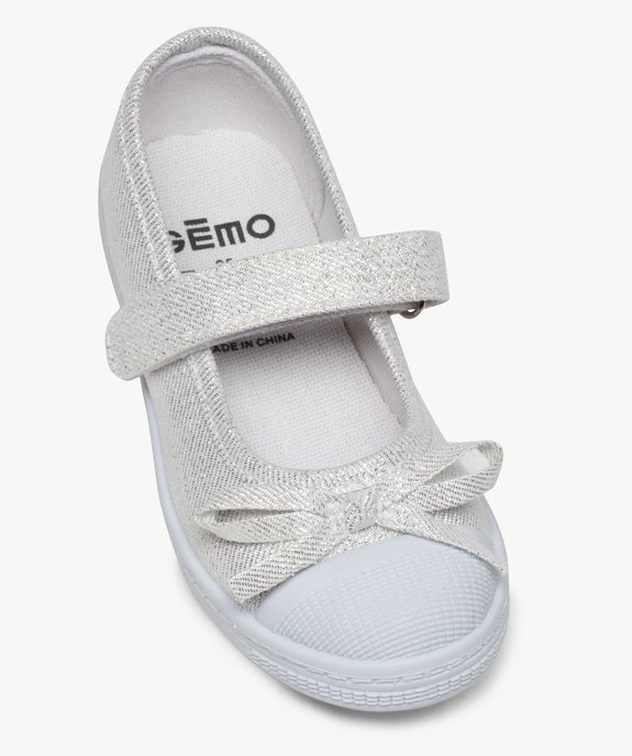 Babies fille en toile argentée et bout renforcé vue5 - GEMO (ENFANT) - GEMO