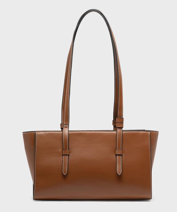 Sac à main zippé à grandes anses femme vue1 - GEMO (ACCESS) - GEMO