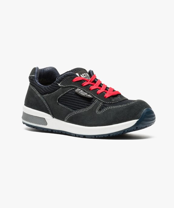 Chaussures de sécurité femme bimatières vue2 - GEMO (SECURITE) - GEMO