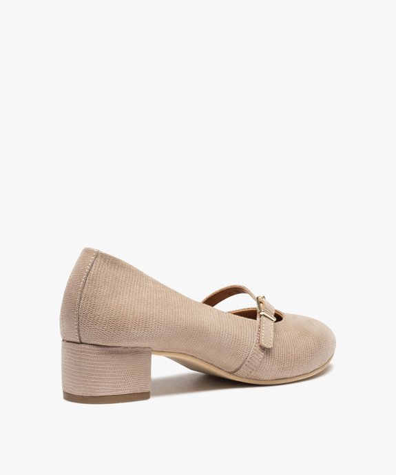Escarpins femme à fine bride dessus cuir uni – Pierre Cardin D vue4 - PIERRE CARDIN D - GEMO