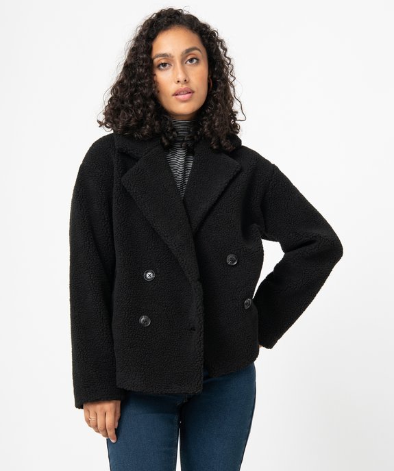 Veste femme en fourrure imitation vue1 - GEMO(FEMME PAP) - GEMO