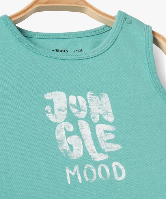 Ensemble bébé garçon bicolore 2 pièces : débardeur et short vue2 - GEMO(BEBE DEBT) - GEMO