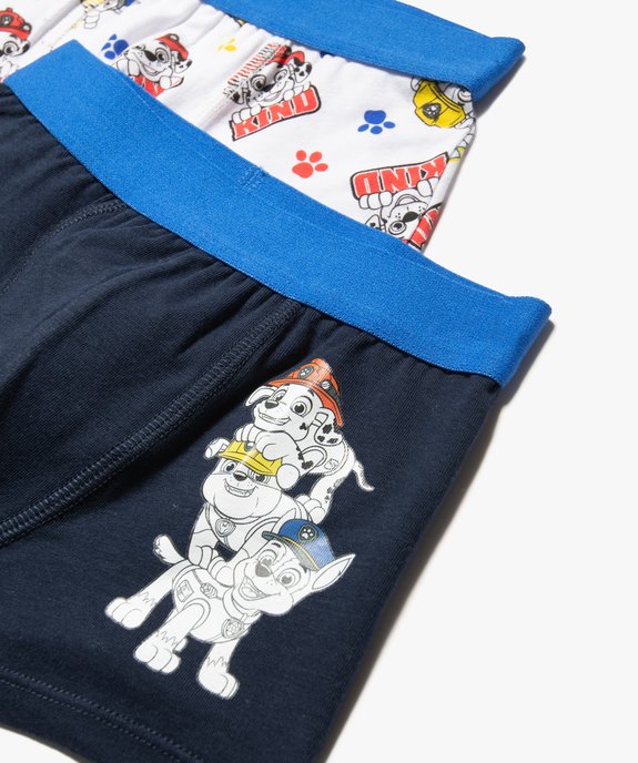 Boxers garçon à motifs (lot de 2) - Pat Patrouille vue2 - PAT PATROUILLE - GEMO