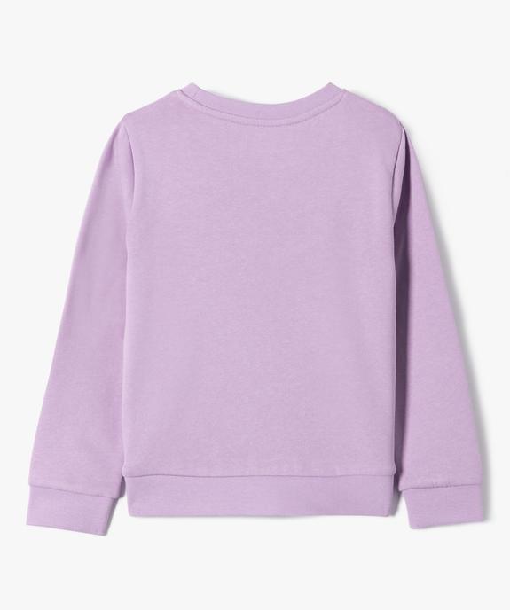 Sweat fille large à motif XXL vue3 - GEMO (ENFANT) - GEMO