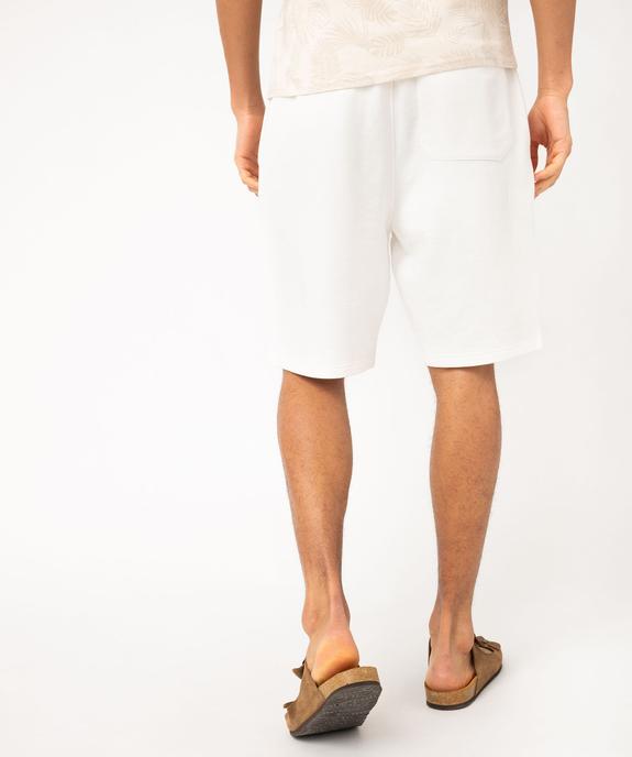 Bermuda en maille avec ceinture ajustable homme vue3 - GEMO (HOMME) - GEMO