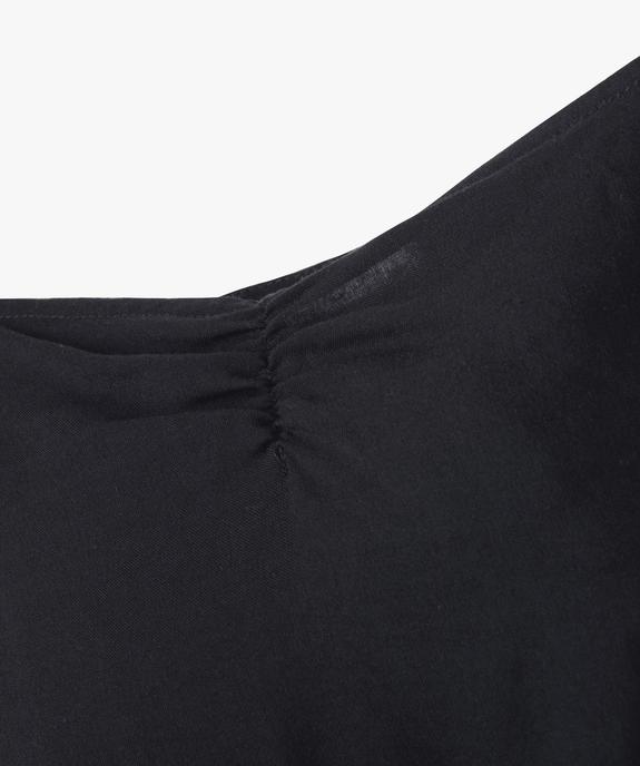 Robe à manches courtes avec col modulable fille vue2 - GEMO 4G FILLE - GEMO